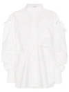 ADEAM ADEAM OVERSIZED SHIRT WITH CUT OUT BOW DETAIL - WHITE,1543CP12491553