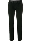 MICHAEL MICHAEL KORS MICHAEL MICHAEL KORS JEANS WITH CONTRAST WAISTBAND - BLACK,MH79CNF7GM12546483