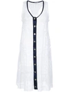 Amir Slama Lace Beach Dress In White
