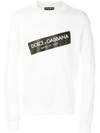 DOLCE & GABBANA logo print sweatshirt,G9KL6TFU7DU12553021