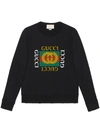 GUCCI COTTON SWEATSHIRT WITH GUCCI LOGO,454569X5J5712562712