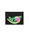 VERSACE Painted Leather Card Case