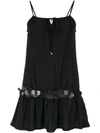 Amir Slama Embellished Straight Dress In Black