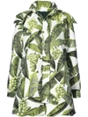 OSCAR DE LA RENTA OSCAR DE LA RENTA PRINTED COAT - GREEN,18RN804BLQ12247195