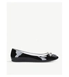 ROGER VIVIER Gommette Jewels patent leather ballerina flats