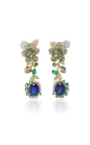 ANABELA CHAN AQUAMARINE ROSE EARRINGS,638754