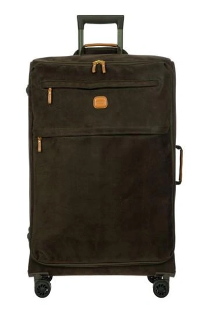 Bric's Life Collection 30-inch Wheeled Suitcase - Green In Olive