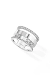 MESSIKA THREE ROW MOVE ROMANE DIAMOND RING,W06659DNU