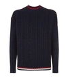 MONCLER Multi-Textured Cable Knit Sweater,P000000000005833782
