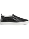 Gucci Dublin Gg Leather Skate Shoes In Nero/vrv