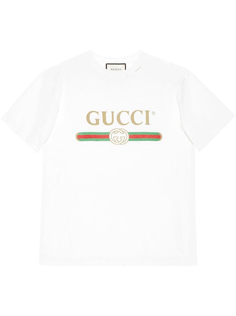 white gucci shirt women's