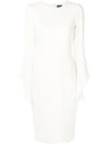 TOM FORD RUFFLED SLEEVES DRESS,AB2127FAX23012544176