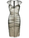 TOM FORD LAYERED FITTED DRESS,AB2105FAX28912544175