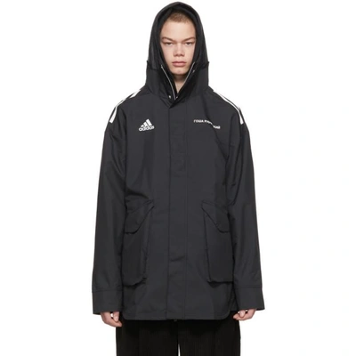 Gosha Rubchinskiy Black Adidas Originals Edition Hardshell Jacket