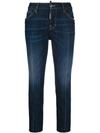 DSQUARED2 DSQUARED2 COOL GIRL CROPPED JEANS - BLUE,S72LB0054S3034212476033