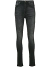 SAINT LAURENT HIGH WAISTED SKINNY JEANS,500450 YA869