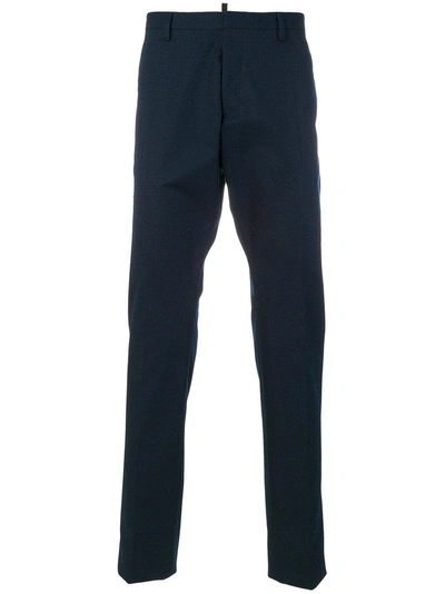 Dsquared2 Skinny Tailored Trousers In Blu