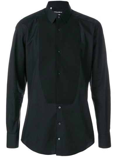 Dolce & Gabbana 围兜衬衫 In Black