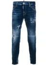 DSQUARED2 DISTRESSED SKINNY JEANS,S74LB0329S3034212543809