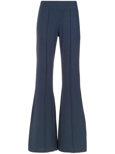 Lygia & Nanny Pelican Wide Leg Trousers In Az Midnight