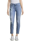 7 FOR ALL MANKIND Painted Floral Jeans