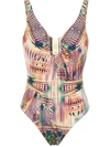 LYGIA & NANNY MIRASSOL PRINTED SWIMSUIT,0101061412524846