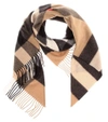 BURBERRY Check cashmere scarf,P00300159