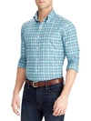 POLO RALPH LAUREN Plaid Poplin Button-Down Shirt