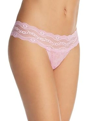 B.tempt'd By Wacoal 'lace Kiss' Thong In Pastel Lavender