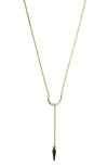 JULES SMITH CRESCENT LARIAT NECKLACE,JSN8624YC