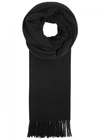 ACNE STUDIOS BLACK WOOL SCARF