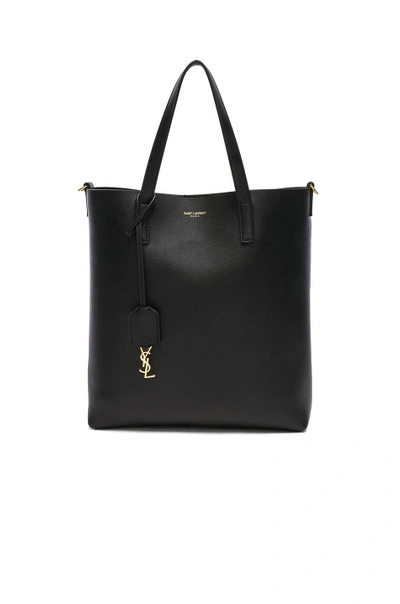 Saint Laurent Toy North South Tote Bag In Black