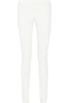 The Row Stratton Stretch Cotton-blend Leggings In White