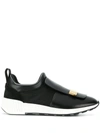 SERGIO ROSSI front flap sneakers,A80840MFN29512558217
