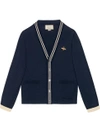 GUCCI CARDIGAN WOOL KNIT WITH BEE,496443X9I0012562426