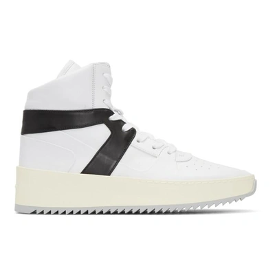 Fear Of God Men's Basketball Leather High-top Sneakers In White
