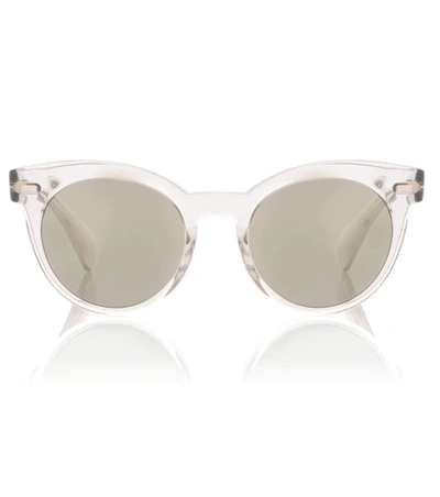 Oliver Peoples Dore太阳镜 In Animal Print,white