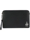 PRADA PRADA SHOPPER PLAQUE POUCH - BLACK,2VF056VO1M9Z212551707