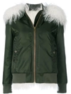 MR & MRS ITALY FUR-LINED BOMBER JACKET,BB10512549441