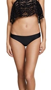 Pilyq Basic Ruched Bikini Bottoms Black In Midnight