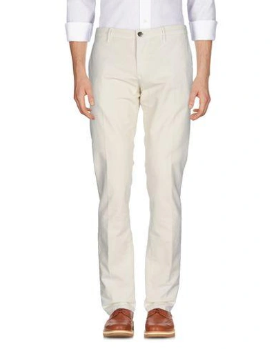 Incotex Trousers In Ivory