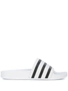 ADIDAS ORIGINALS Adidas Originals Adilette条纹拖鞋,28064812564221