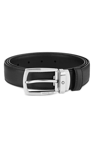 MONTBLANC MONTBLANC WESTSIDE REVERSIBLE SARTORIAL LEATHER BELT,116706