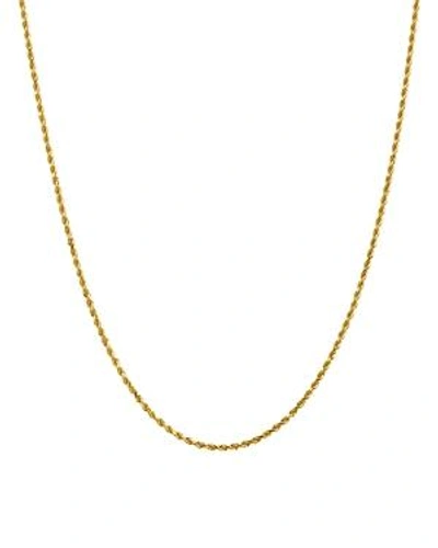 Bloomingdale's Men's 14k Yellow Gold 2mm Diamond Cut Rope Chain Necklace, 18 - Exclusive