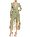 Wayf Only You Ruffle Wrap Dress - 100% Exclusive In Sage