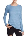 Atm Anthony Thomas Melillo Destroyed Wash Cotton Tee In French Blue