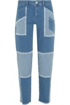 HOUSE OF HOLLAND Patchwork High-Rise Boyfriend Jeans