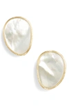 MARCO BICEGO LUNARIA PEARL STUD EARRINGS,OB1343 MPW Y