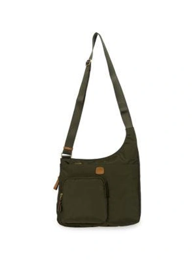 Bric's Hipster Envelope Crossbody Bag In Olive