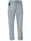 3.1 PHILLIP LIM / フィリップ リム Zippered denim jeans,S1715471DEN12557339